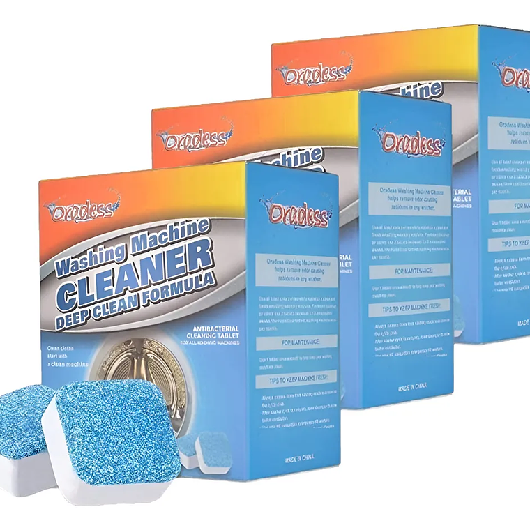 Pastillas Efervescentes Limpieza De Máquina Lavadora 1