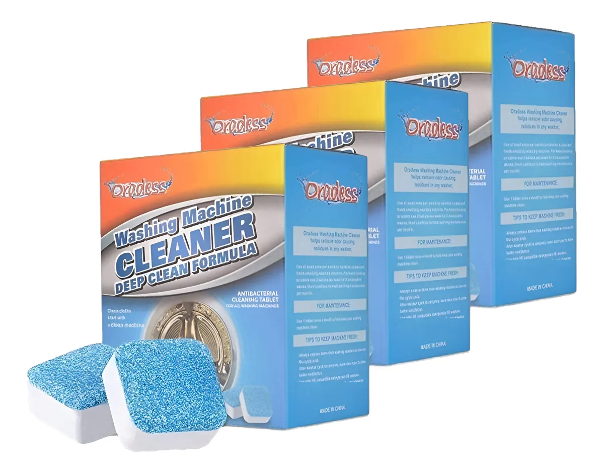 Pastillas Efervescentes Limpieza De Máquina Lavadora 1