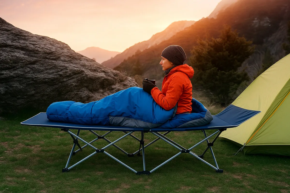 Cama Plegable Camping Genérica - Ideal Para Aventura 1