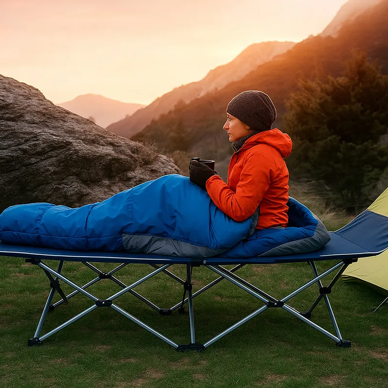 Cama Plegable Camping Genérica - Ideal Para Aventura 1