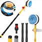 Kit Cepillo Limpieza Automático Giratorio Lavado Auto Espuma - Miniatura 2
