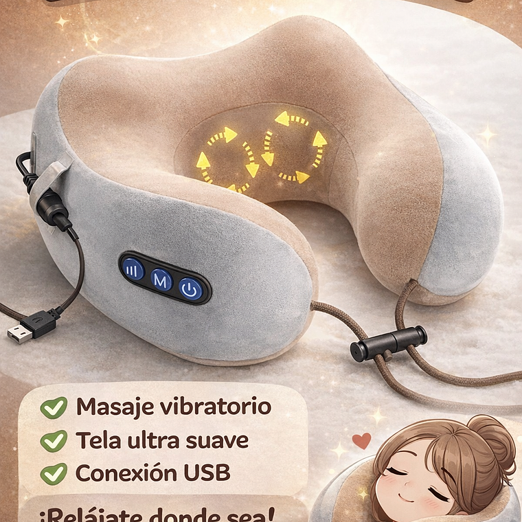 Masajeador Cuello Cervical Recargable 1