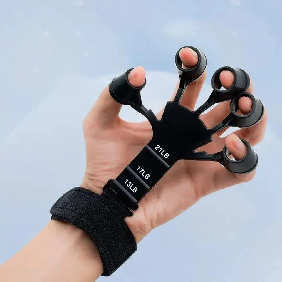 EJERCITADOR DE DEDOS MANO, FORTALECEDOR DE DEDOS AGARRE COLOR NEGRO 2