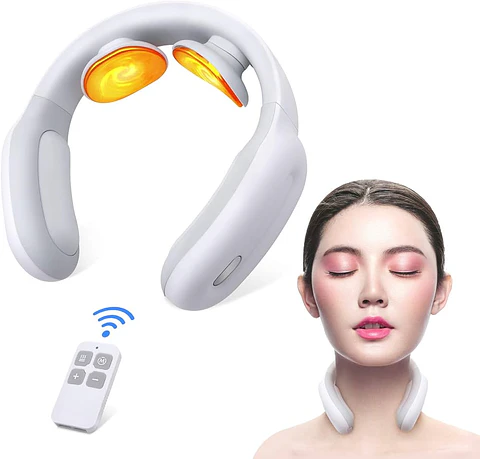 Masajeador Inteligente Cervical Recargable con Discos Magnéticos