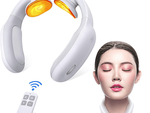 Masajeador Inteligente Cervical Recargable con Discos Magnéticos