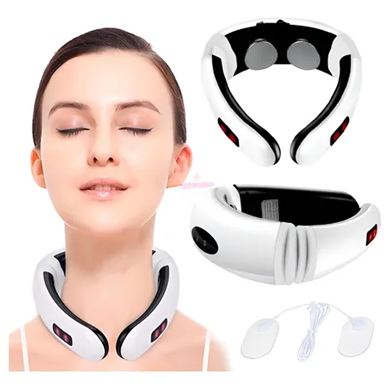 Masajeador Inteligente Cervical Recargable con Discos Magnéticos 4