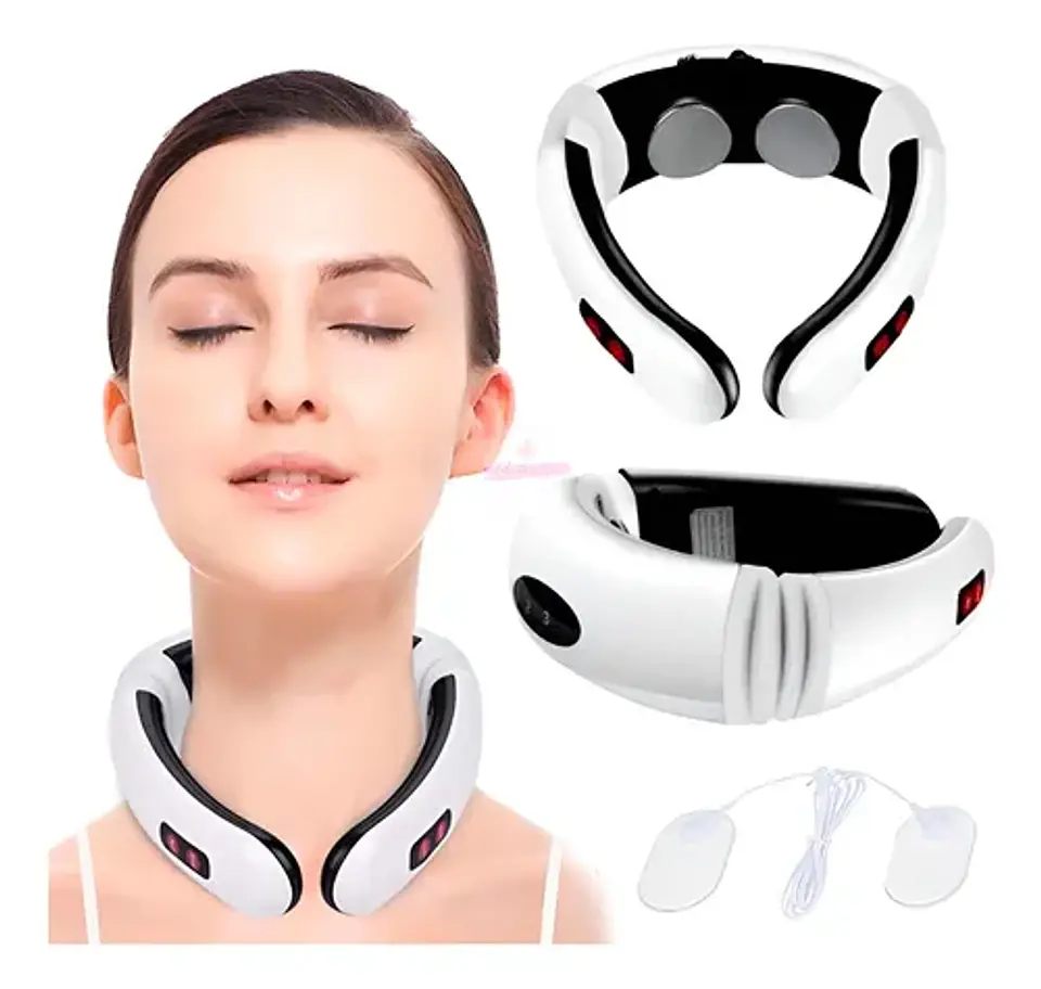 Masajeador Inteligente Cervical Recargable con Discos Magnéticos 4