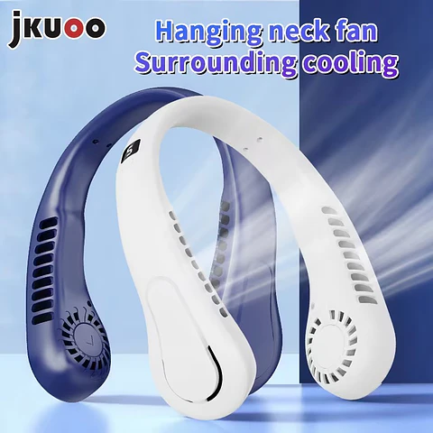 Ventilador de cuello recargable aire frio