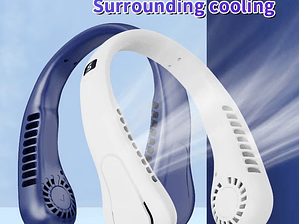 Ventilador de cuello recargable aire frio