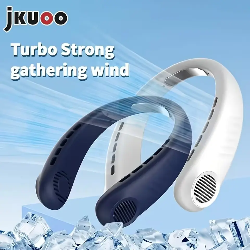 Ventilador de cuello recargable aire frio 2