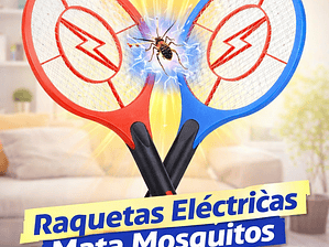 Raqueta eléctrica para insectos Raqueta Eléctrica color verde con voltaje -