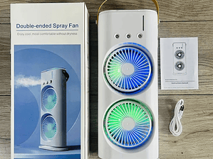 Ventilador de Pulverización Doble de Torre con Humidificador