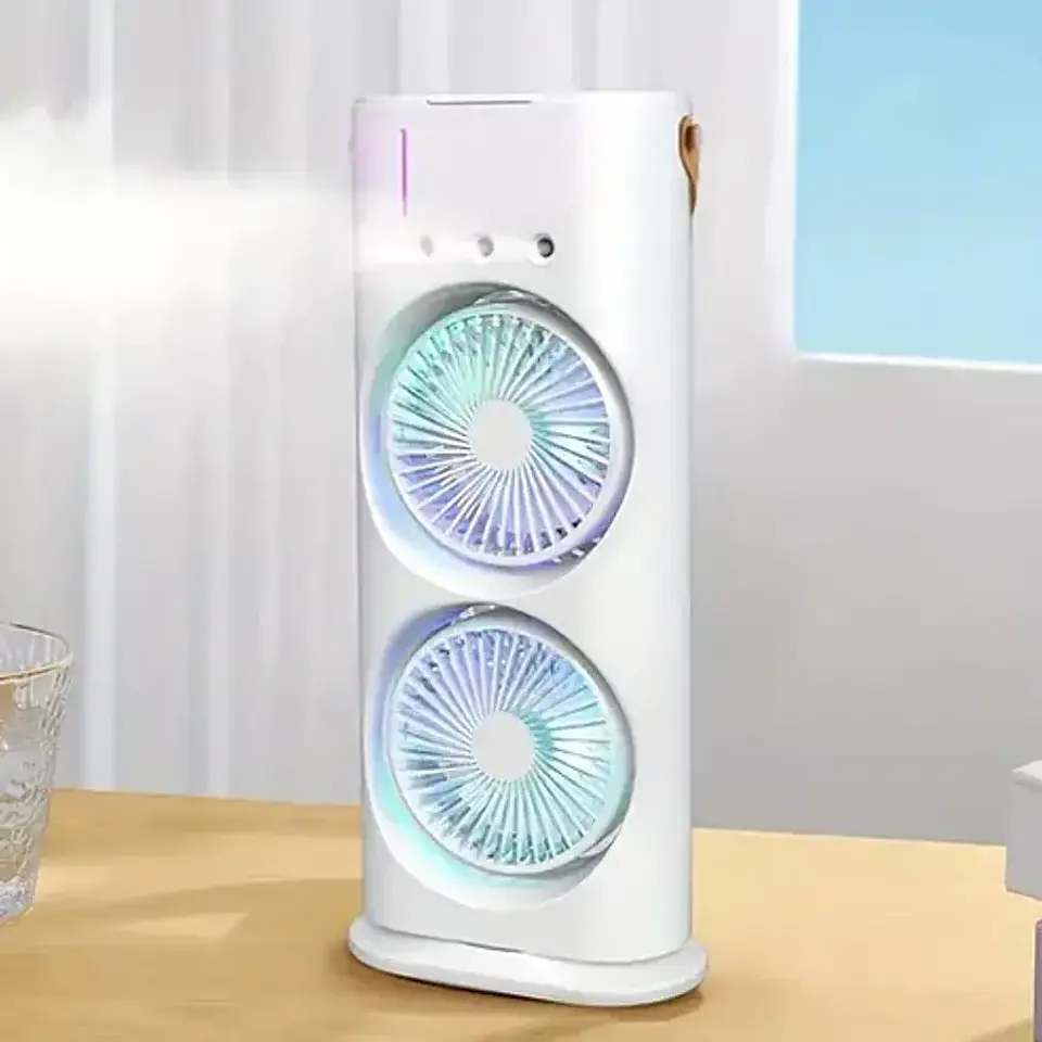 Ventilador de Pulverización Doble de Torre con Humidificador 3