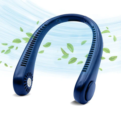 Ventilador de cuello recargable aire frio