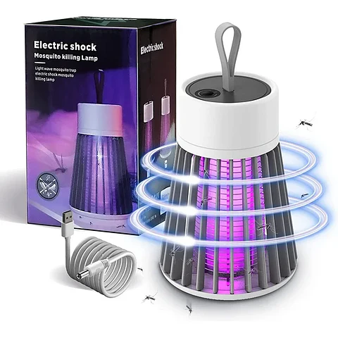 Lámpara USB para matar mosquitos, Mata moscas eléctrica para interiores