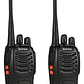 Walkie Talkie Doble  Pack 2 Radios Transmisor Walkie Talkie Color Negro - Miniatura 2