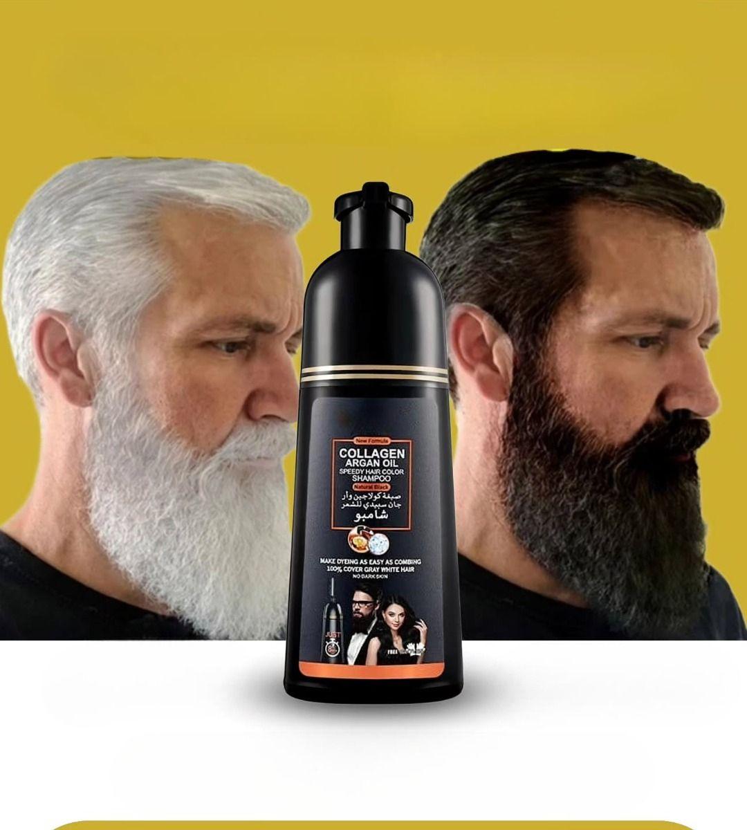 Shampoo Cubre Canas Tinturador Castaño Natural Argan 420ml 3