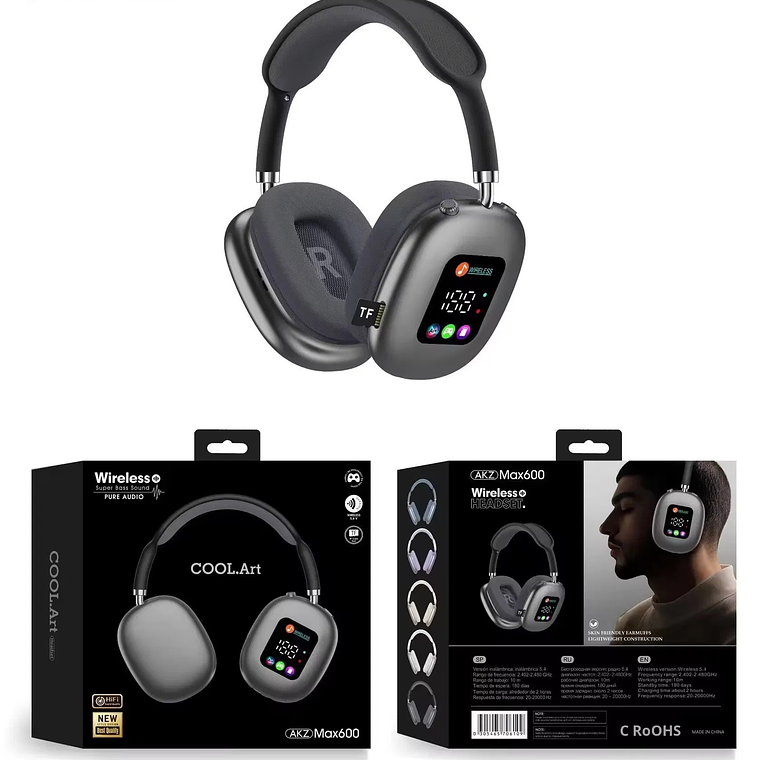 Max600 Modelo Nuevos Auriculares Inalámbricos Con cancelacion de ruidos 1