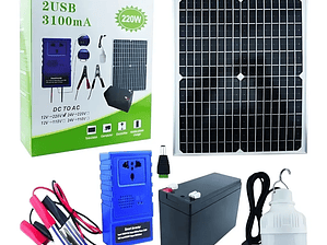 Generador Solar Portátil 220W Inverter Energía Limpia 220V