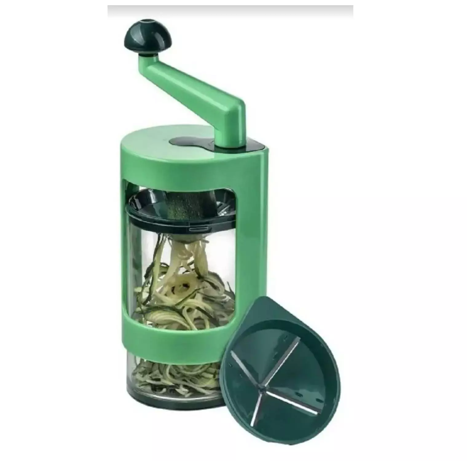 Rallador Verduras Espiral Multiuso Rebanador Cortador Picador 2