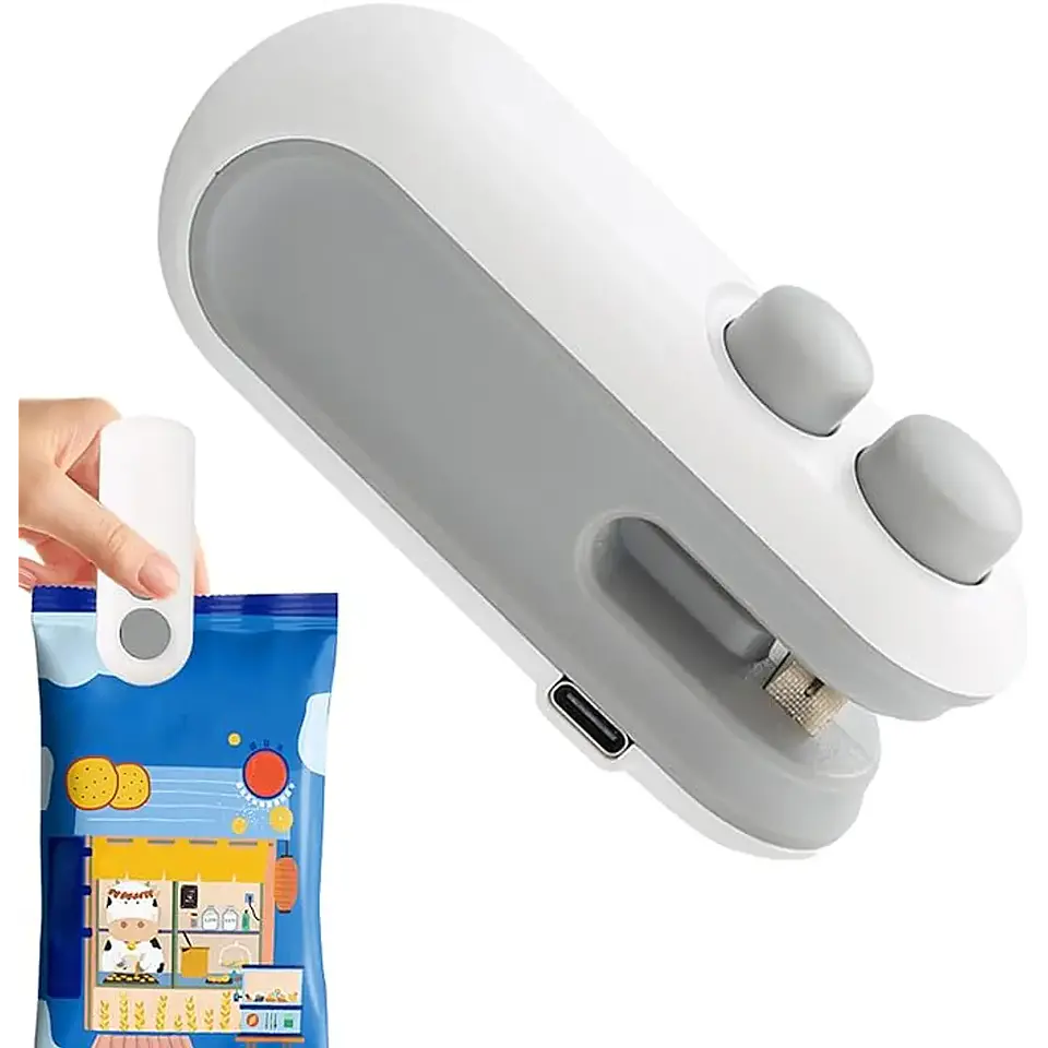 Mini Sellador De Bolsas Sellador Al Vacío Térmico De Mano 2