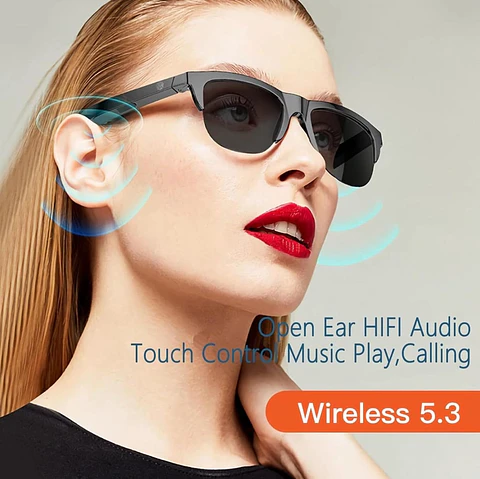 Lentes Gafas Inalámbricas Inteligentes F06 Bluetooth Táctil