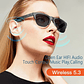 Lentes Gafas Inalámbricas Inteligentes F06 Bluetooth Táctil - Miniatura 1