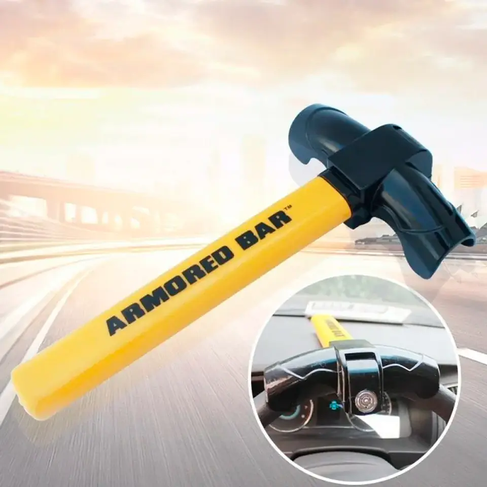 Traba Volante Tranca Para Auto 1