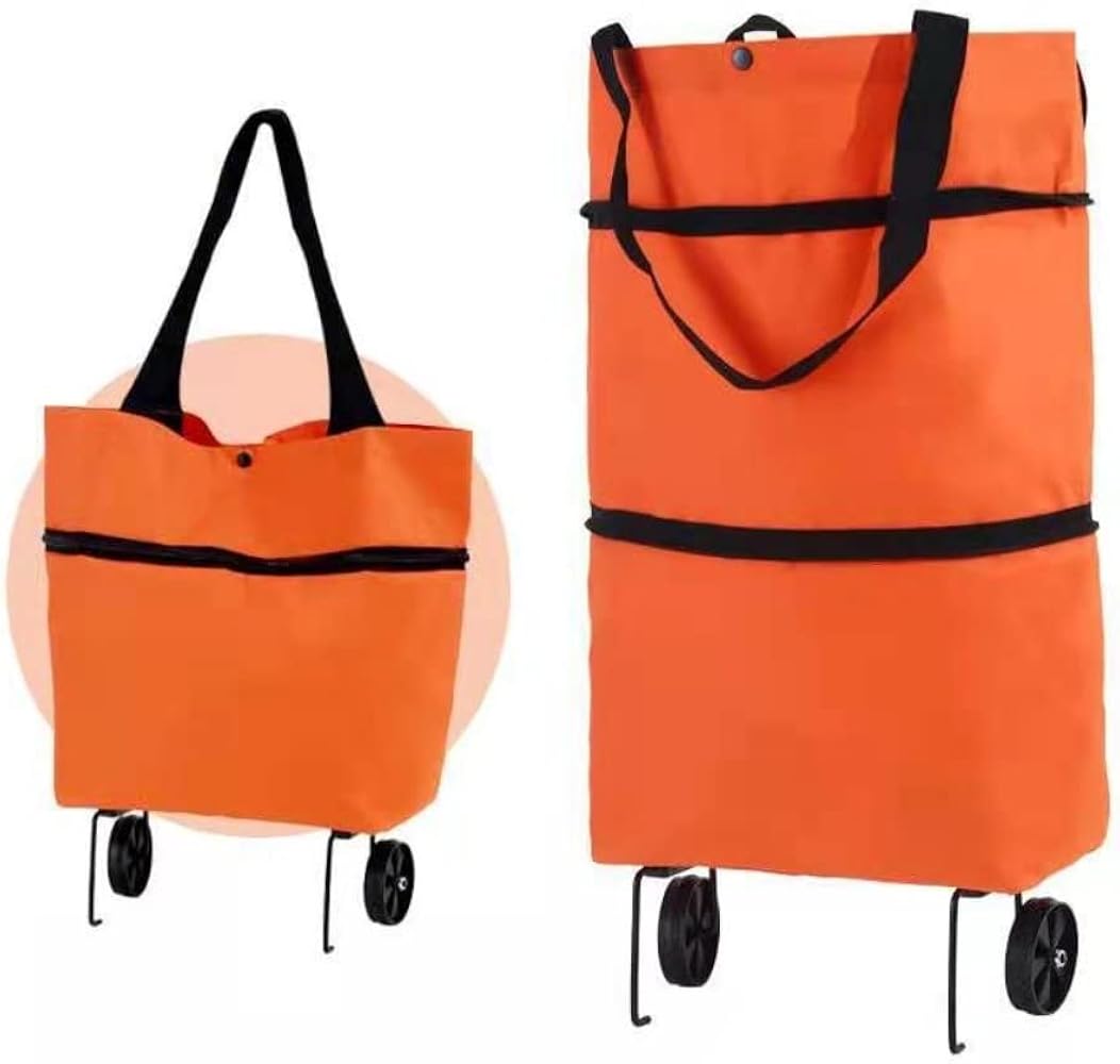 Bolso de compras plegable con ruedas 1