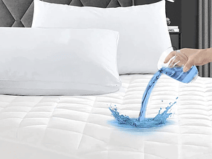 CUBRE COLCHON PROTECTOR IMPERMEABLE 2Plaza