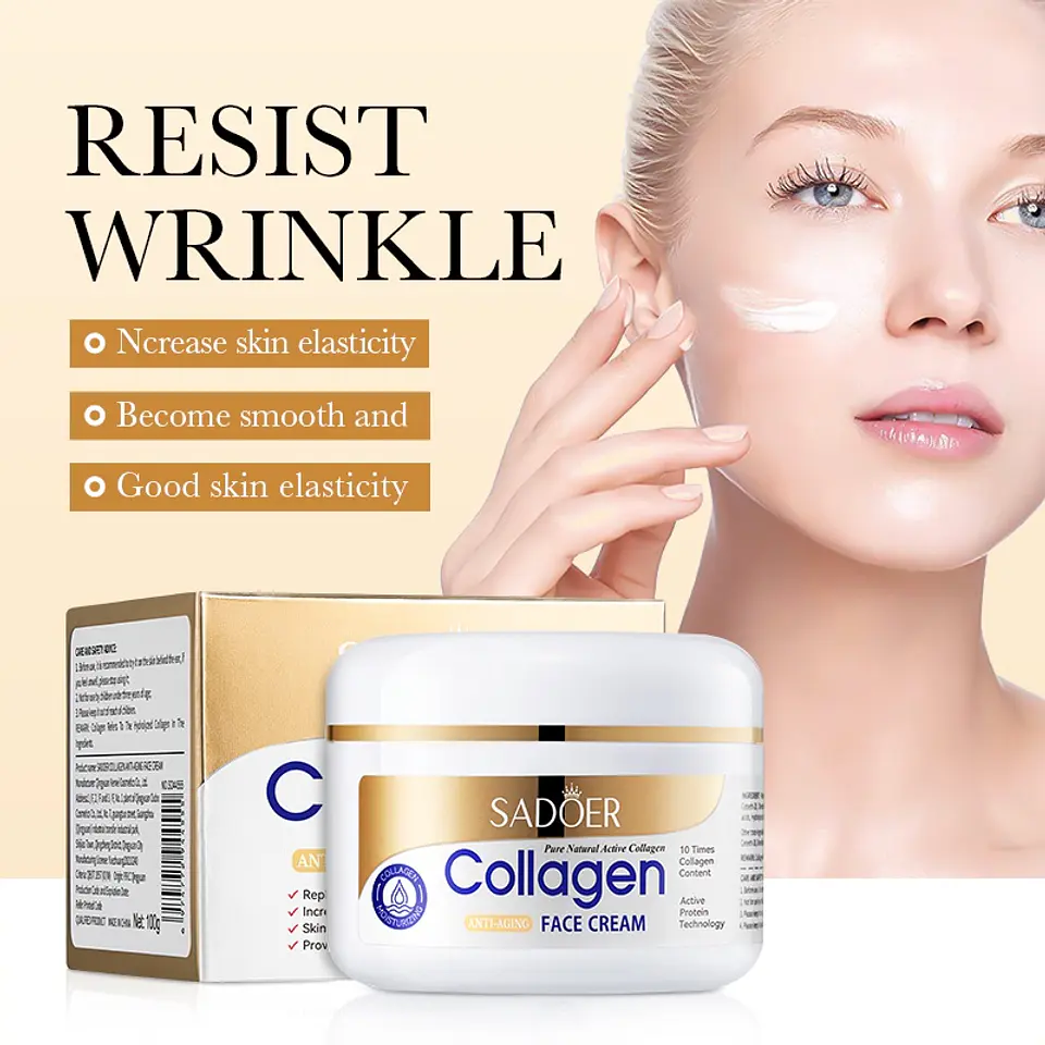 Crema de colageno facial 1