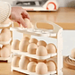 Huevera Plegable Organizador De Huevos Soporte Para Cocina Color Nude - Miniatura 2