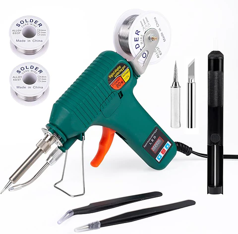 Pistola de Soldadura Eléctrica Jie La Hua 8523A 60W Temperatura Ajustable 200-450°C
