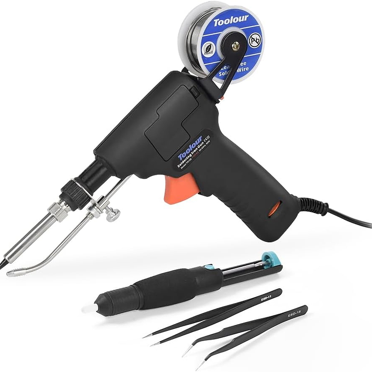 Pistola de Soldadura Eléctrica Jie La Hua 8523A 60W Temperatura Ajustable 200-450°C 2