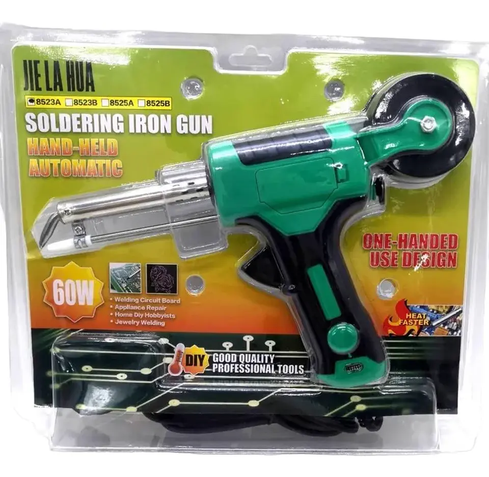 Pistola de Soldadura Eléctrica Jie La Hua 8523A 60W Temperatura Ajustable 200-450°C 4