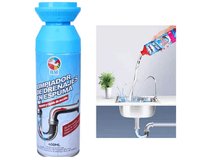 Limpia Y Destapa Drenaje De Alcantarillado Potente Espuma