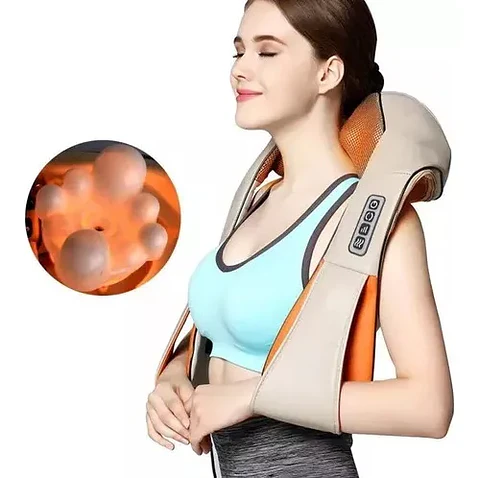 Masajeador Cuello Cervical Hombro Eléctrico Relajante Masaje