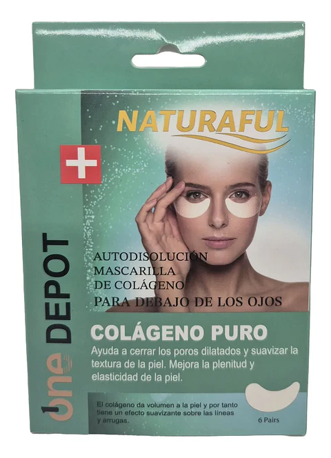 Parches Hidrosolubles De Colágeno Naturaful Para El Rostro Normal Día/noche