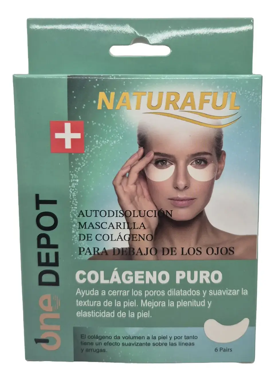 Parches Hidrosolubles De Colágeno Naturaful Para El Rostro Normal Día/noche 1