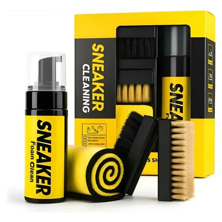 Kit De Limpieza Zapatillas Espuma Blanqueadora 1