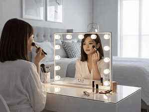 Espejo Tocador Hollywood Maquillaje Con 13 Luces Led Táctil