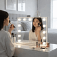 Espejo Tocador Hollywood Maquillaje Con 13 Luces Led Táctil - Miniatura 2