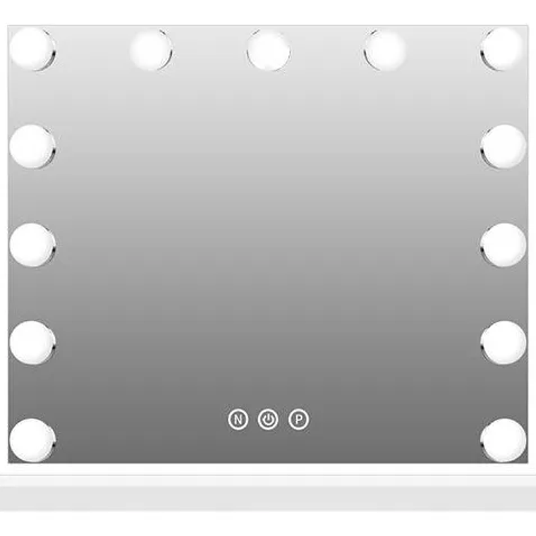 Espejo Tocador Hollywood Maquillaje Con 13 Luces Led Táctil 3