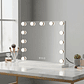 Espejo Tocador Hollywood Maquillaje Con 13 Luces Led Táctil - Miniatura 4
