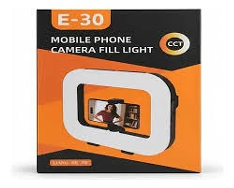 Aro De Luz Led Rectangular E-30 Para Celular Selfie
