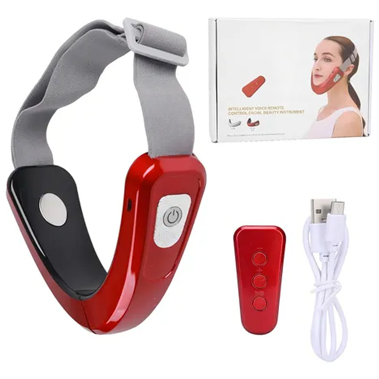 Reductor de Papada Masajeador Facial Con Luz Led 2