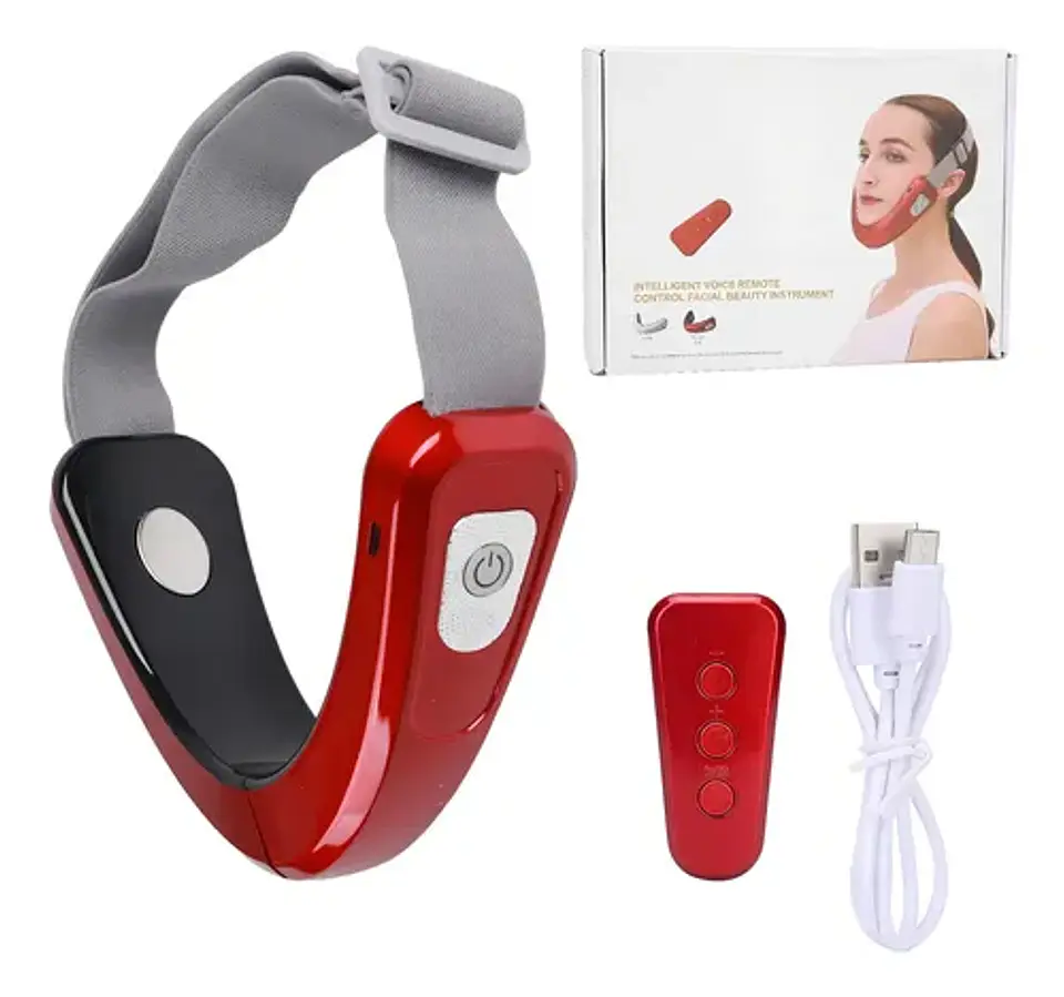 Reductor de Papada Masajeador Facial Con Luz Led 2