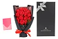 Ramo Flores Rosas Artificiales 18 Piezas Rojo De Cumpleaños - de jabon - Miniatura 1