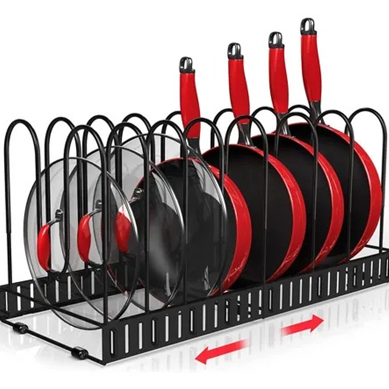 Organizador De Sartenes Y Ollas Con 10 Compartimentos 2