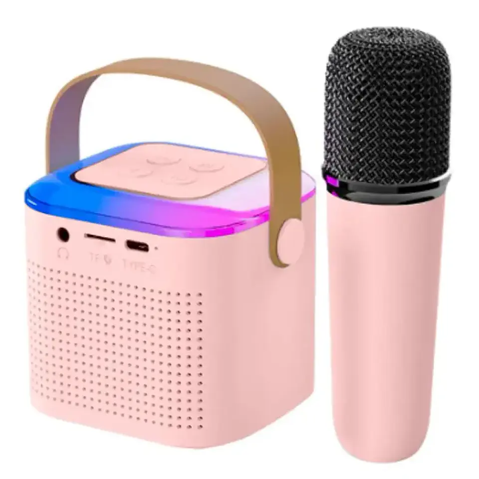 Parlante Con1 Microfonos Bluetooth Portátil Inalambrico 2